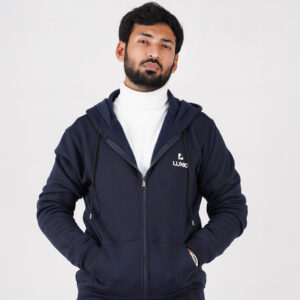 LUXIO Flip Pack Hoodie - Navy Blue